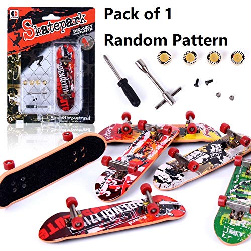 PATPAT 1Pc Mini Skateboard Finger Board Skate Boarding Kit PATPAT 1Pc Mini Skateboard Finger Board Skate Boarding Kit
